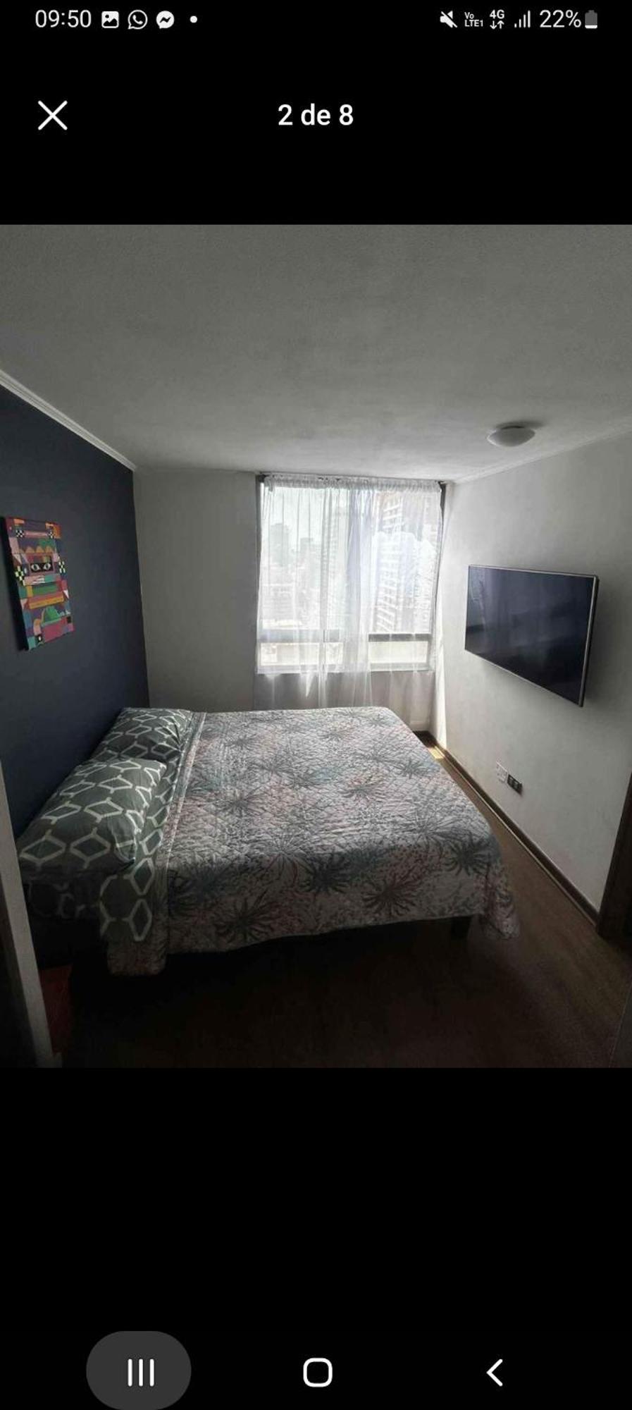 Stgo Centro Un 2 Ambientes Apartamento Santiago